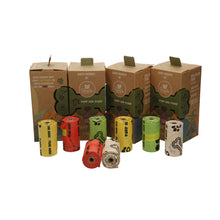 Load image into Gallery viewer, Earth Rated 480 Count Dog Waste Bags Biodegradable 4 boxes of 120 poop bags
