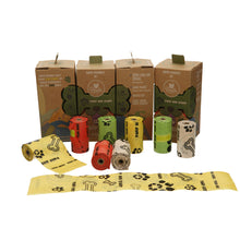 Load image into Gallery viewer, Earth Rated 480 Count Dog Waste Bags Biodegradable 4 boxes of 120 poop bags
