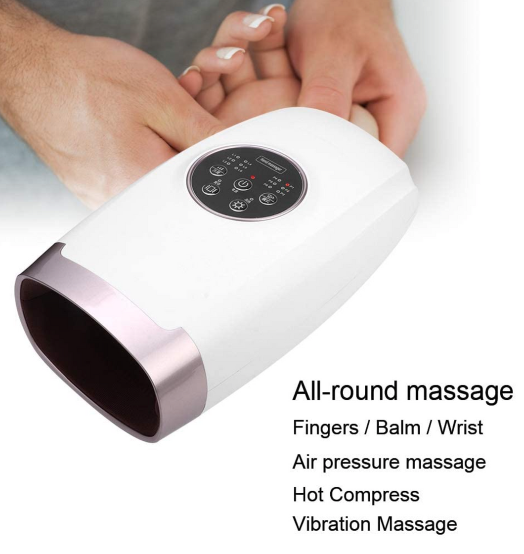 Electric Hand Massager,6 Modes and 6 Levels Pressure Point Massage with Air Comp