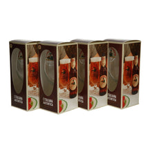 Load image into Gallery viewer, 4 x New Birra Moretti Schooner Glasses (2/3 Pint)
