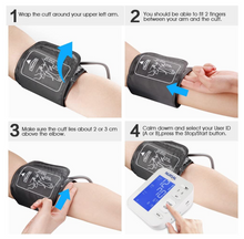 Load image into Gallery viewer, NURSAL Updated Upper Arm Digital Blood Pressure Monitor With Voice Speaking Mode
