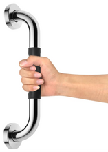 Load image into Gallery viewer, 16 Inch (450mm) Straight Shower Bed Bath Grab Bar Handle Chrome Rubber Grip
