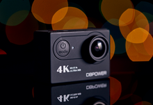 Load image into Gallery viewer, DB Power 4k action cam wifi 12mp waterproof sport camera wide view angle Lense
