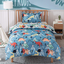 Load image into Gallery viewer, Bedsure Single Duvet Set- Kids Dinosaur Bedding Set and Pillow case 135x200CM SINGLE BED

