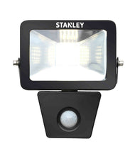 Load image into Gallery viewer, Stanley. branded. Outdoor. LED flood light.PIR Slimline. 20 watt
