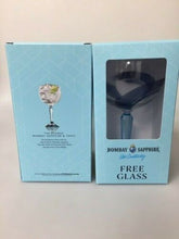 Load image into Gallery viewer, 2 x Bombay Sapphire Balloon Glasses. Boxed. Bar Gin Glass. New design Dark Blue
