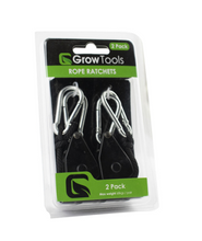 Load image into Gallery viewer, Grow Tools Rope Ratchet Set of 4 Rope Tie Camping Tools Garage Car 68KG Strength

